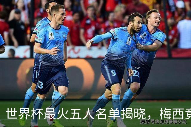 世界杯最火五人名单揭晓，梅西竟不是第一，C 罗勉强挤进来